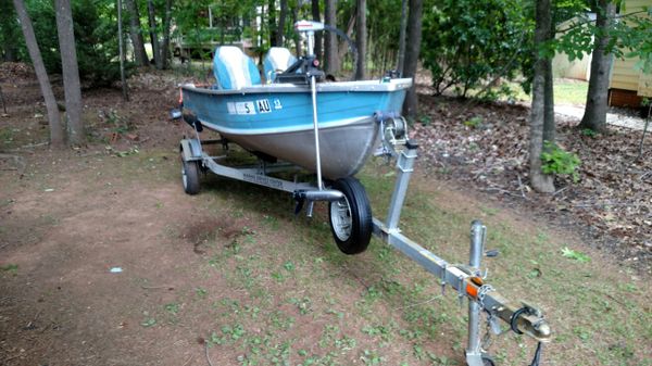 1987 14 ft Aluminum Blue Fin V Hull for Sale in Durham, NC ...