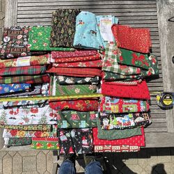 Fabric Lot- Holiday/Christmas B