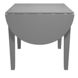 Queer Eye Corey Drop Leaf Table, Eat-In Kitchen Furniture, Gray