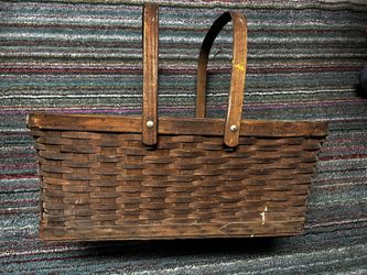 Antique 1920s Large Basket