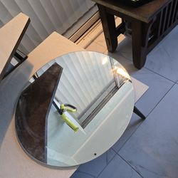 Round Glass Mirror (no frame)