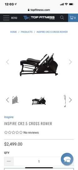 DescriptionInspire CR2.5 Cross Rower - Total Body Workout in 10 MinutesIf torching calories in a short amount of time sounds good to you, then the Cr