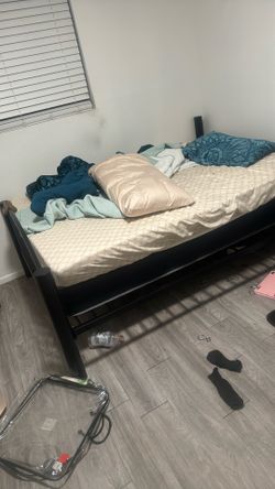 Queen Size Bed And Mattress And Frame