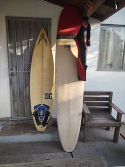 South Coast Board And Teederkay Board With Stern Wetsuit.