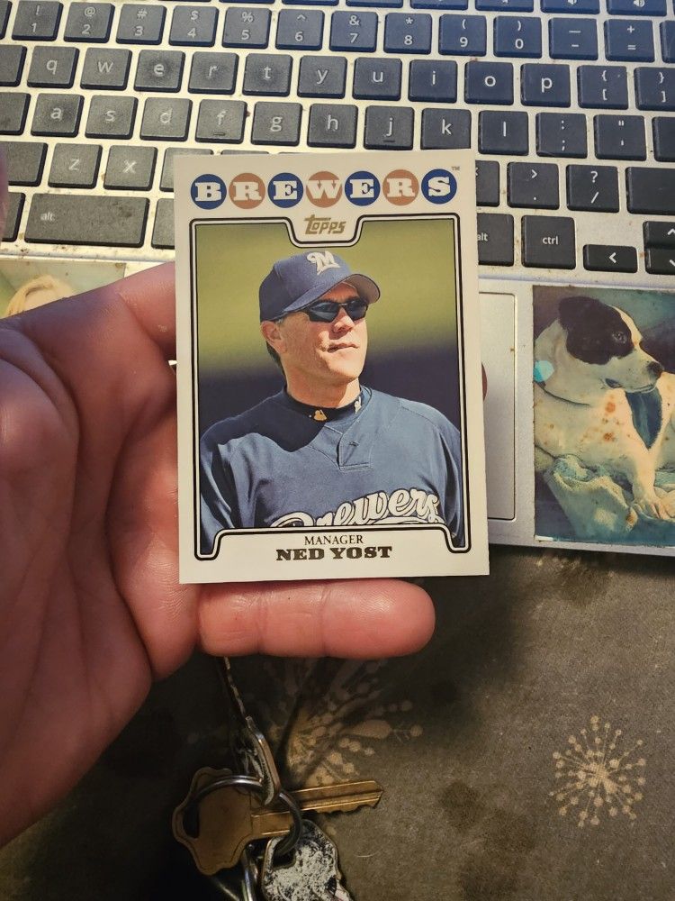 Ned Yost Baseball Card