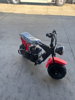 XtremepowerUS 99cc 4-Stroke Gas Mini Dirt Bike, Up to 40 MPH, Recoil Start, Off-Road Trail Motorcycle for Teens and Adults (Ages 13+), Hydraulic Suspe
