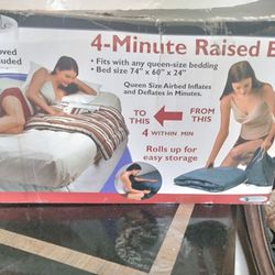 Queen Inflatable Bed With Pump Brand New 