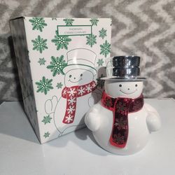 Snowman Candle Luminary