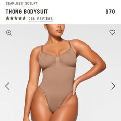 Skims Thong Bodysuit S/M