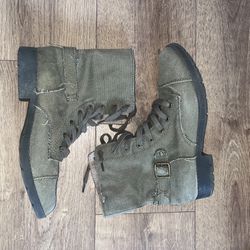 Arizona Jean & Co Army Green Combat Boots