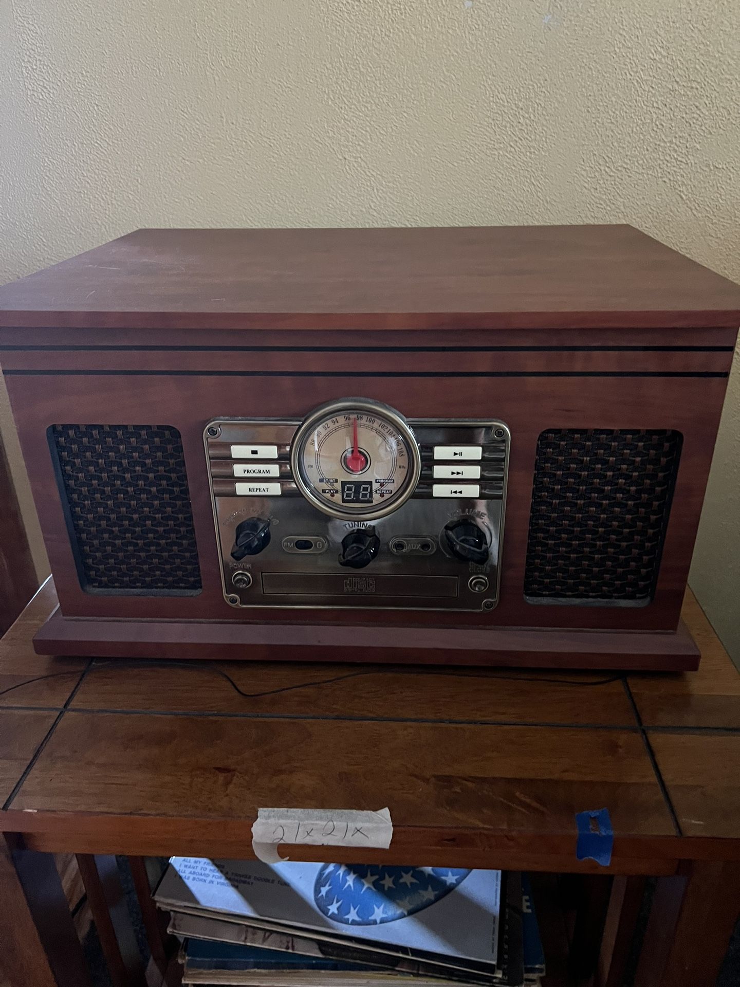 Victrola Nostalgic 6 in 1 Radio Cabinet 