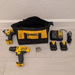 DeWalt Drill and Impact Driver Set