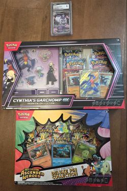 Cynthia's Garchomp Ex & Ascended Heroes Deluxe Pin Collection
