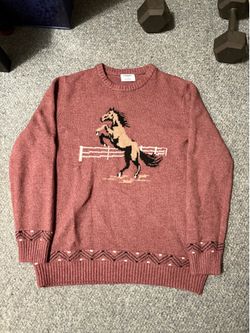 Old Navy knit horse sweater