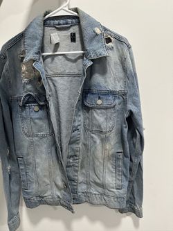 Denim Ripped Jacket