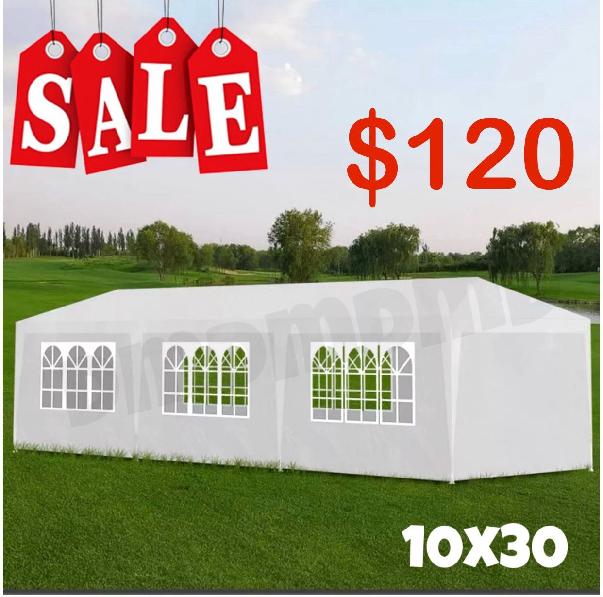 10x30 carpa blanca !!!!$$$ venta final