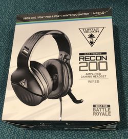Turtle Beach Recon 200 Wired/Rechargeable Gaming Headset