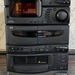JVC CA-C33BK Stereo Tape/CD Receiver 