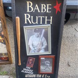BABE RUTH PICTURE FRAME