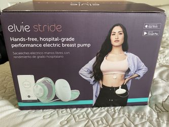 Elvie stride hands free pump with freezer bags 
