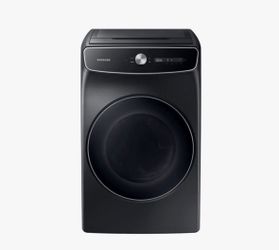 7.5 cu. ft. Smart Dial Gas Dryer with FlexDry™️ and Super Speed Dry in Brushed Black $950