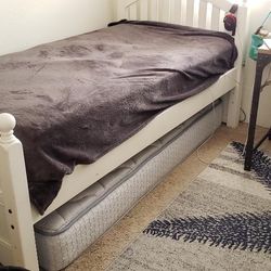 1 Twin Mattress And Bed Frame