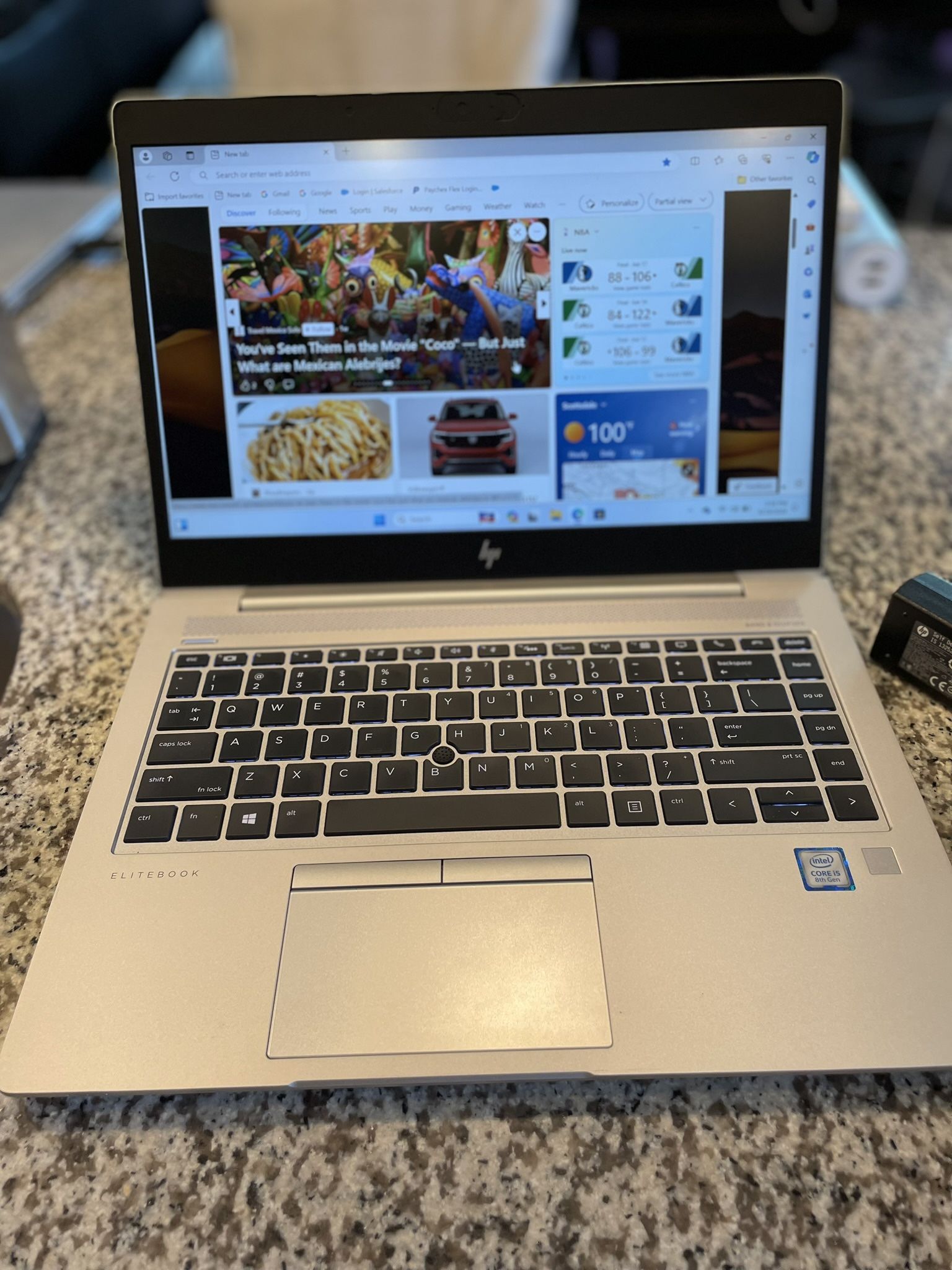 Hp Elitebook 840 G5 i5 Processor 8gb Ram 256gb Windows 11