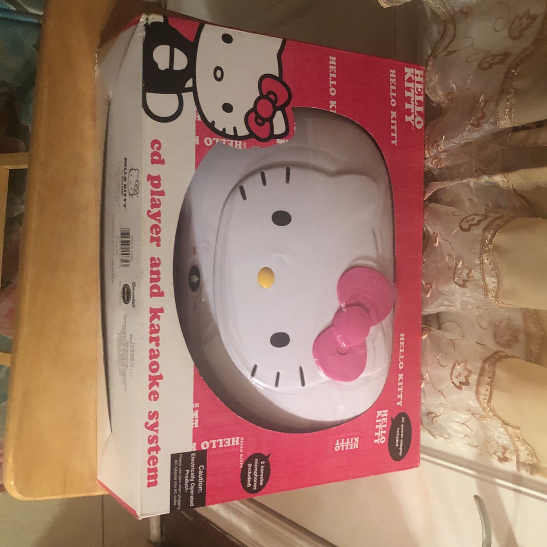 Hello Kitty CD Player And Karaoke System