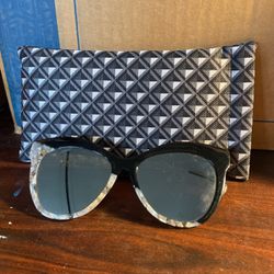 APRO Marble  & Black Cat Eye Sunglasses 