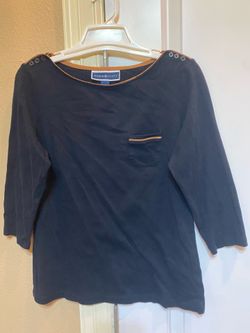 Black with brown trim