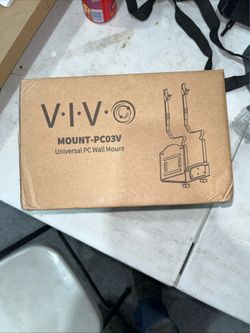 VIVO Universal PC Adjustable Wall Mount Steel Bracket Computer Case Strap Holder