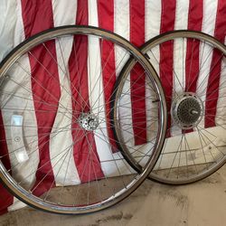 Schwinn 27” Chrome Wheels
