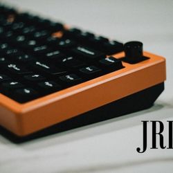 Jris75 Orange&Black and MKC75 by Mykeyclub orange keyboard bundle