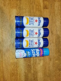 Faultless Heavy Starch 3 Cans And Magic Sizing Light Body