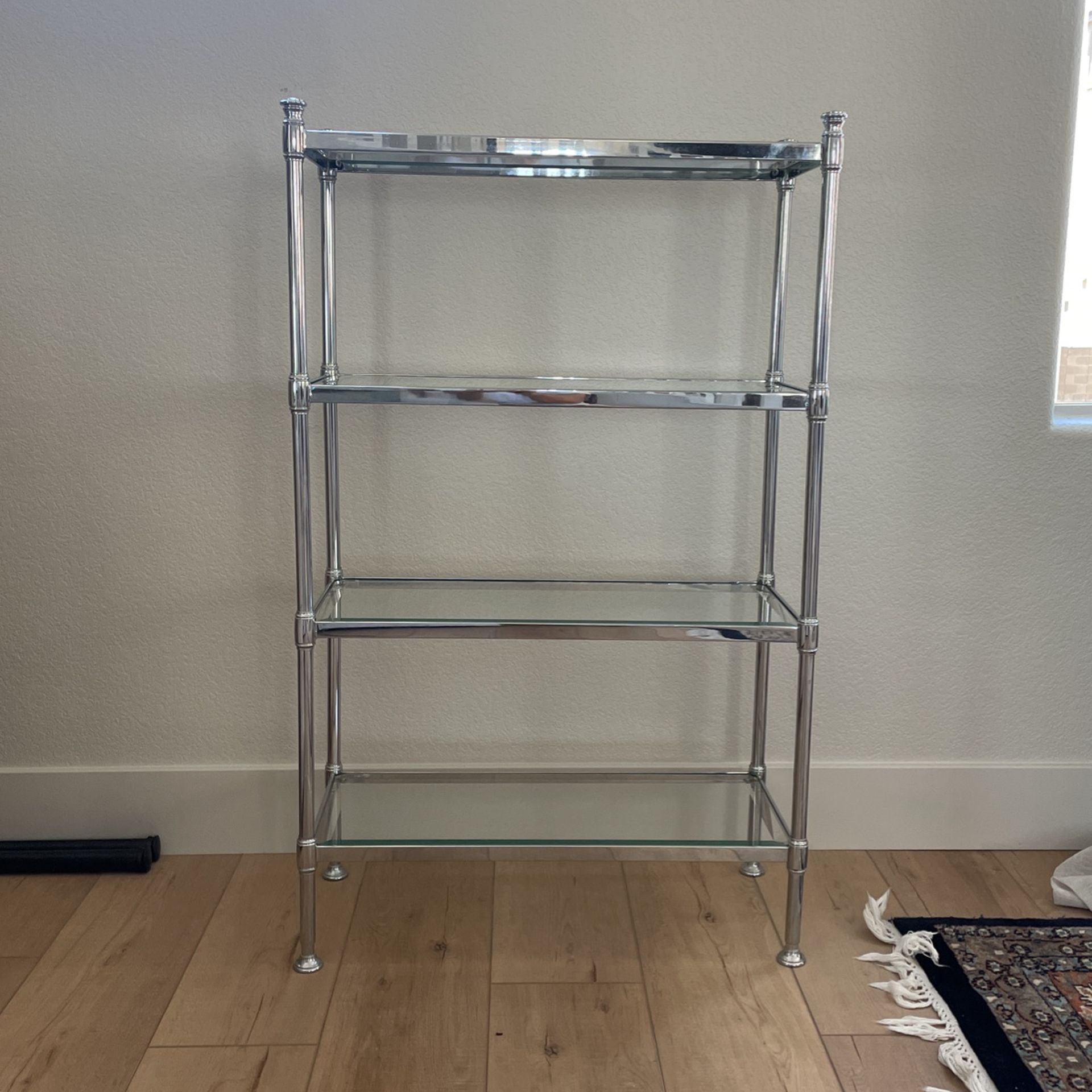 Restoration Hardware Etagere W/ Glass Shelves