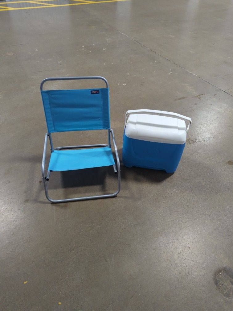 Cooler With Chair