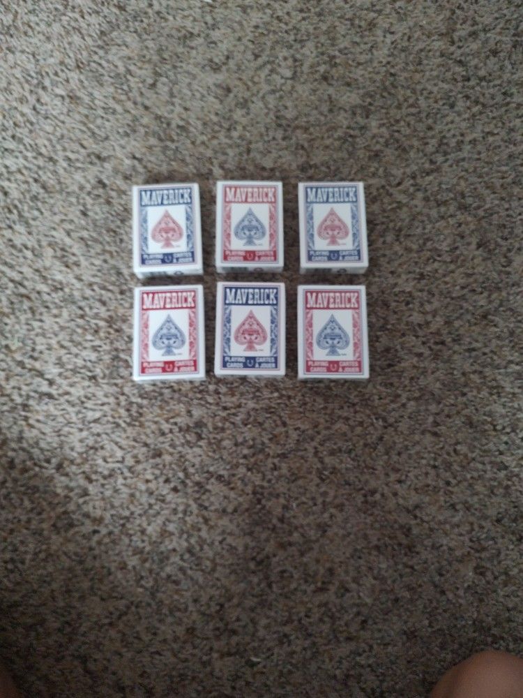 Decks of playing cards