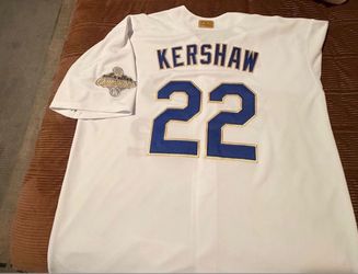 Dodgers WS Gold Kershaw Jersey New in 3XL