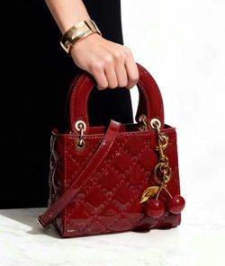 Handbag With Cherry Pendant 🍒❤️