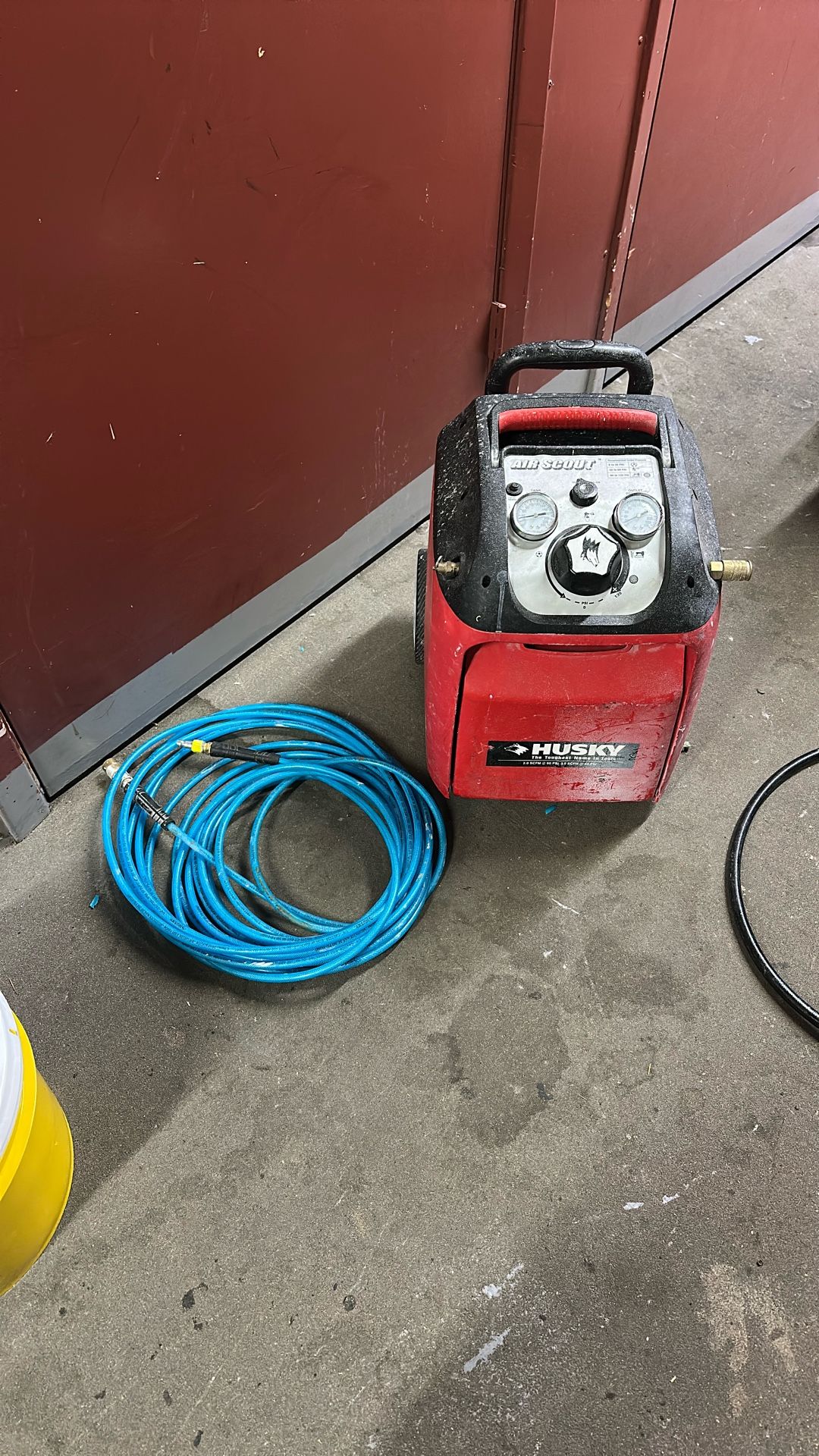 Compressor with hose