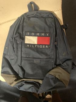 Tommy Hilfiger backpack - navy with flag patch