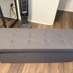 Ottoman With Storage - $30