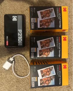 Kodak Mini 2 Retro Printer with 3 Cartridge Packs