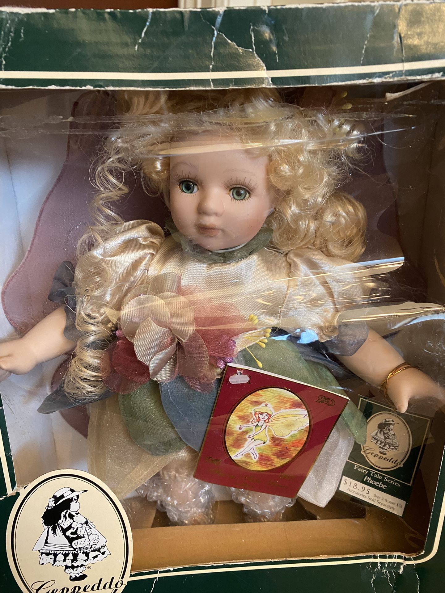 Antique Collectible Geppeddo Porcelain Doll