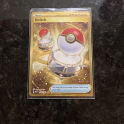 206/165 Gold Switch Trainer Pokémon
