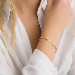 Original design English alphabet niche Cuba does not fade