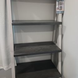 FarmHouse  Style Bookshelves. 2 Tones Of Gray. Good Condition! $115obo