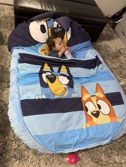 Cozy Bluey Bed for toddlers from Costco