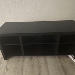 Black Wooden Living Room Entertainment Center $40