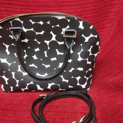 Kate Spade Black And white handbag Thumbnail